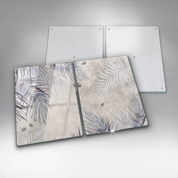 Osłona ściany przy kuchence gazowej Subtelne liście
