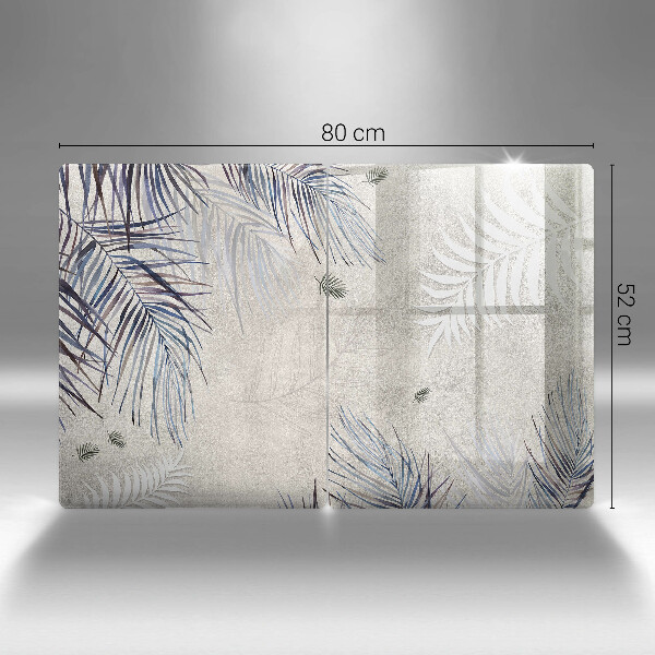 Osłona ściany przy kuchence gazowej Subtelne liście