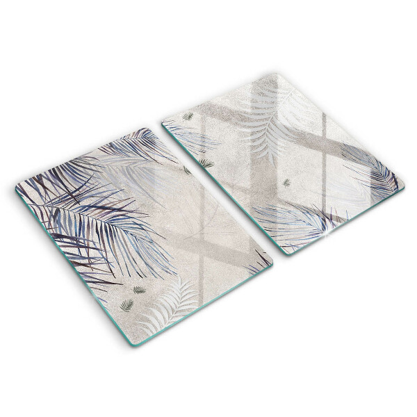 Osłona ściany przy kuchence gazowej Subtelne liście