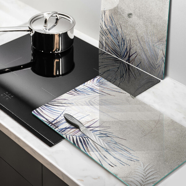 Osłona ściany przy kuchence gazowej Subtelne liście