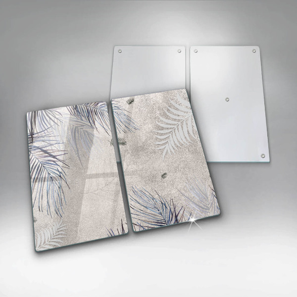 Osłona ściany przy kuchence gazowej Subtelne liście