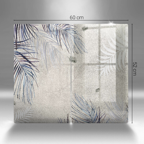 Osłona ściany przy kuchence gazowej Subtelne liście