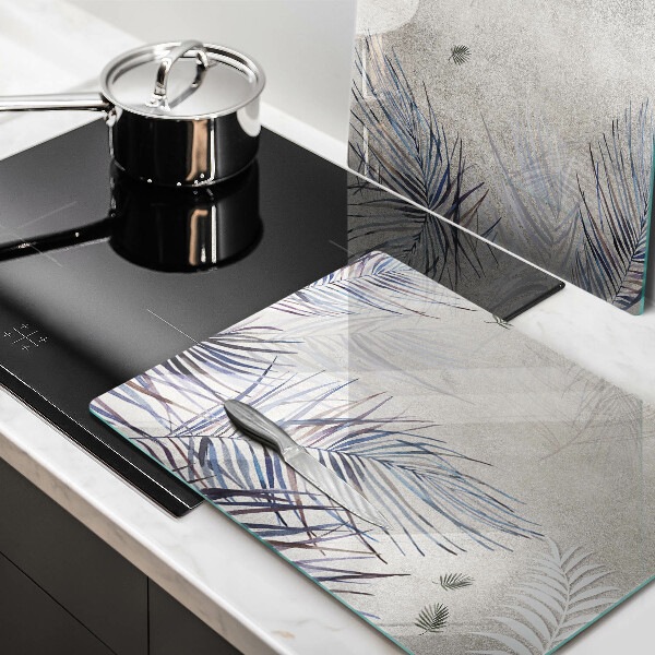 Osłona ściany przy kuchence gazowej Subtelne liście
