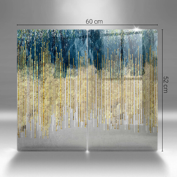 Osłona ściany przy kuchence gazowej Designerska abstrakcja