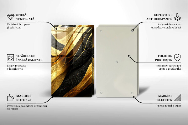 Osłona ściany przy kuchence gazowej Elegancka abstrakcja