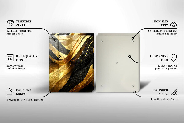 Osłona ściany przy kuchence gazowej Elegancka abstrakcja