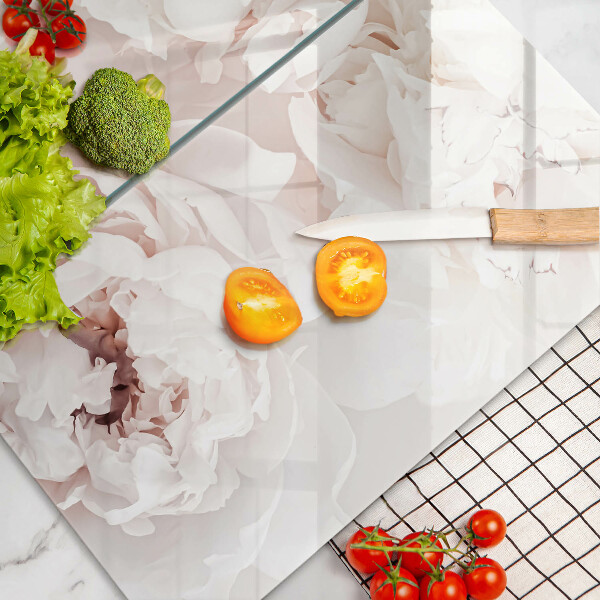 Osłona ściany przy kuchence gazowej Pastelowe piwonie