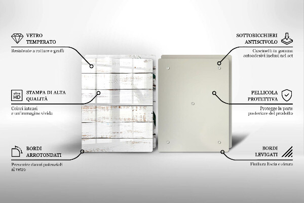 Osłona ściany przy kuchence gazowej Stare deski i liście