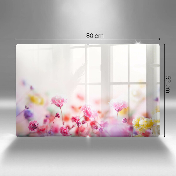 Osłona ściany przy kuchence gazowej Łąka kwiatów