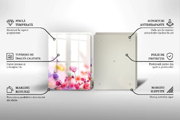 Osłona ściany przy kuchence gazowej Łąka kwiatów