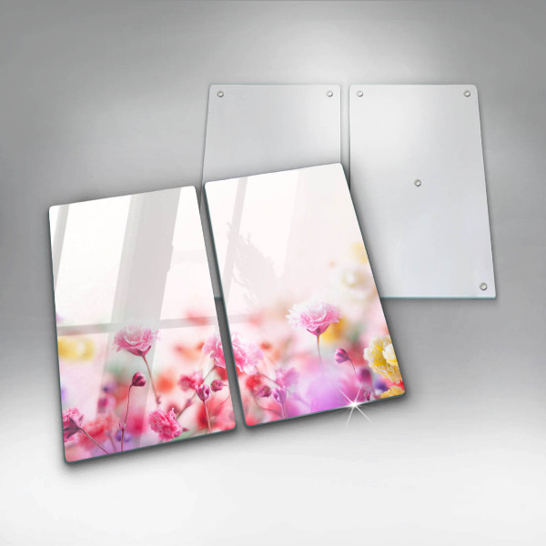 Osłona ściany przy kuchence gazowej Łąka kwiatów