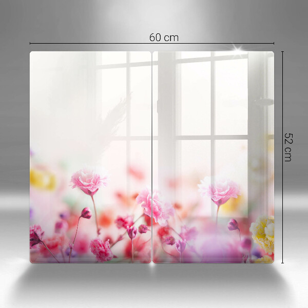 Osłona ściany przy kuchence gazowej Łąka kwiatów