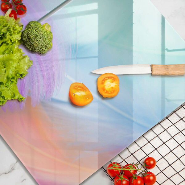 Osłona ściany przy kuchence gazowej Pastelowe piórka