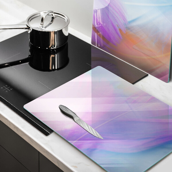 Osłona ściany przy kuchence gazowej Pastelowe piórka