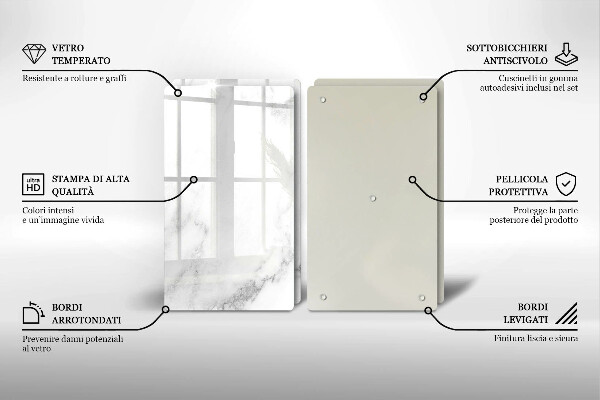 Osłona ściany przy kuchence gazowej Nowoczesny marmur
