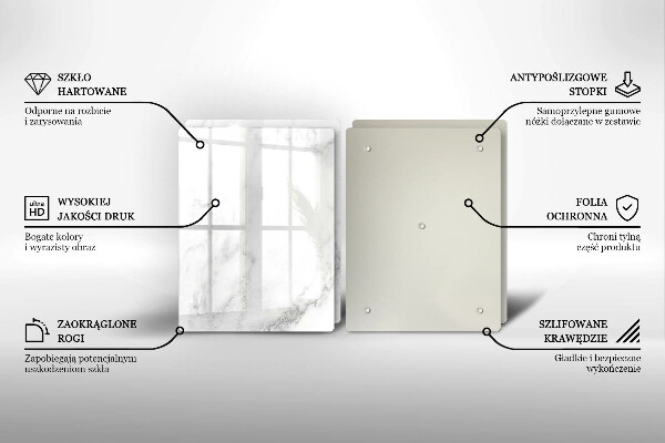 Osłona ściany przy kuchence gazowej Nowoczesny marmur