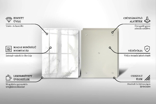 Osłona ściany przy kuchence gazowej Nowoczesny marmur