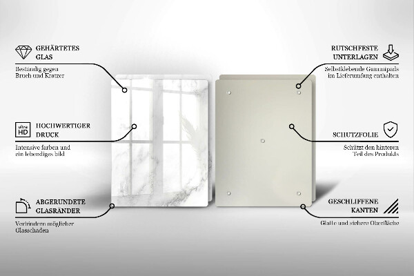 Osłona ściany przy kuchence gazowej Nowoczesny marmur
