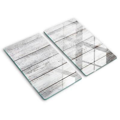 Osłona ściany przy kuchence gazowej Jasne drewniane deski