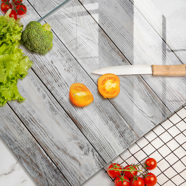 Osłona ściany przy kuchence gazowej Jasne drewniane deski