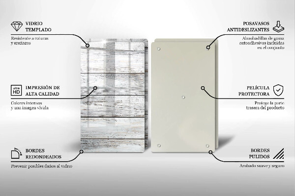 Osłona ściany przy kuchence gazowej Jasne drewniane deski