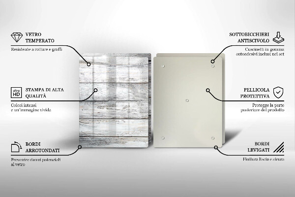 Osłona ściany przy kuchence gazowej Jasne drewniane deski