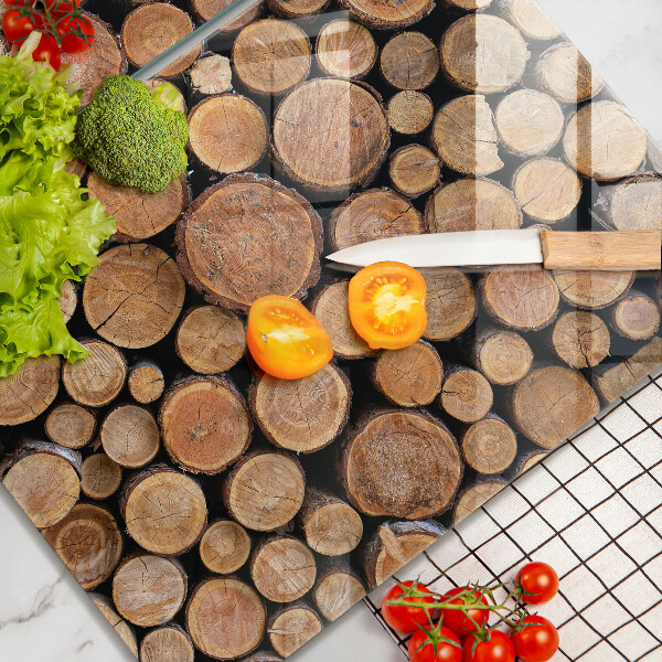 Osłona ściany przy kuchence gazowej Pnie drzew