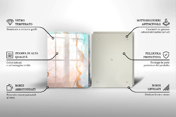 Osłona ściany przy kuchence gazowej Abstrakcja marmur