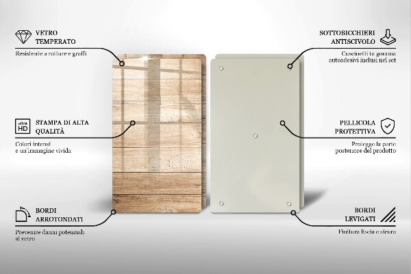 Osłona ściany przy kuchence gazowej Drewniane deski