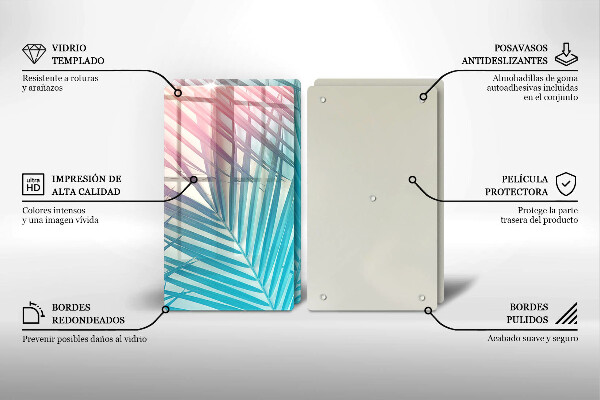 Osłona ściany przy kuchence gazowej Pastelowe liście