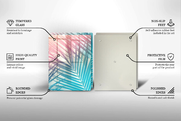 Osłona ściany przy kuchence gazowej Pastelowe liście