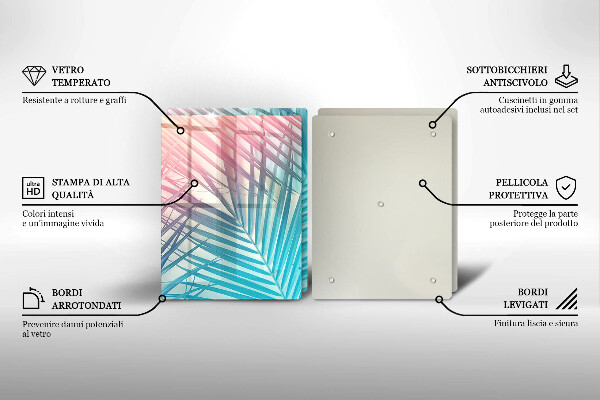 Osłona ściany przy kuchence gazowej Pastelowe liście