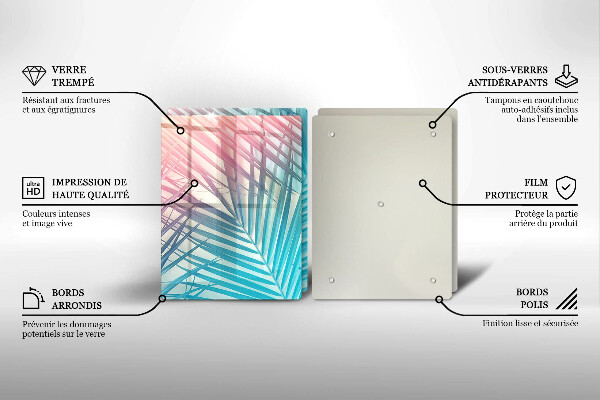 Osłona ściany przy kuchence gazowej Pastelowe liście