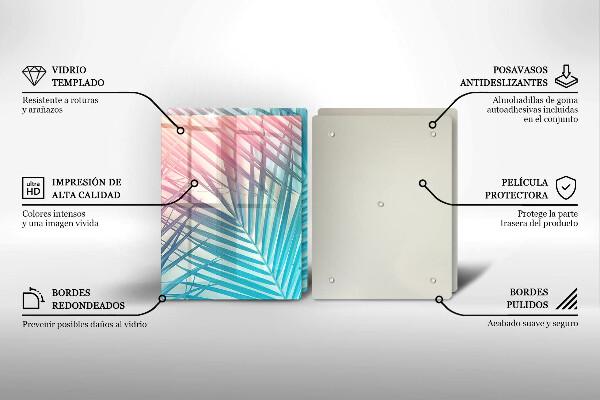 Osłona ściany przy kuchence gazowej Pastelowe liście