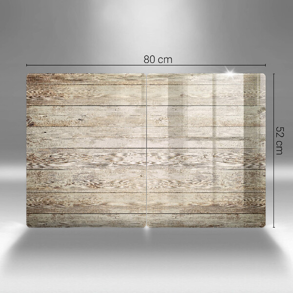 Osłona ściany przy kuchence gazowej Drewniane deski