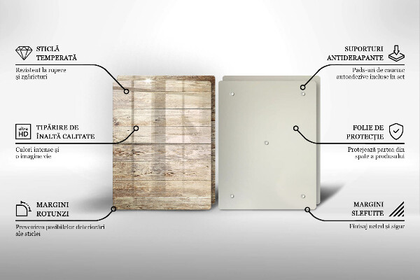 Osłona ściany przy kuchence gazowej Drewniane deski