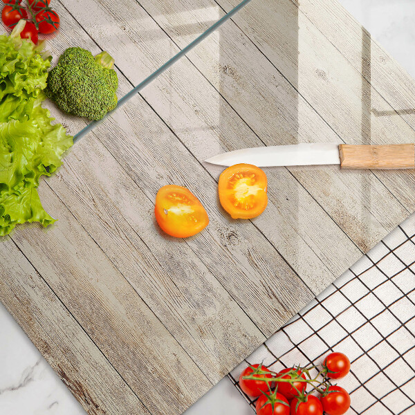 Osłona ściany przy kuchence gazowej Drewniane deski