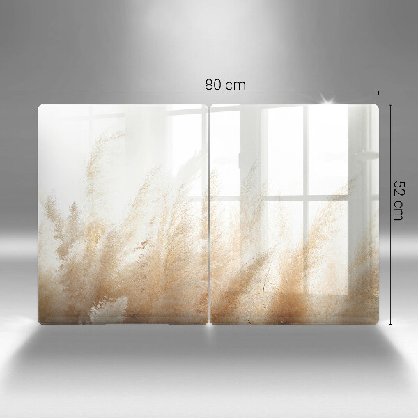 Osłona ściany przy kuchence gazowej Trawa pampasowa