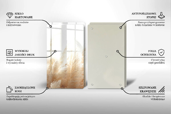 Osłona ściany przy kuchence gazowej Trawa pampasowa