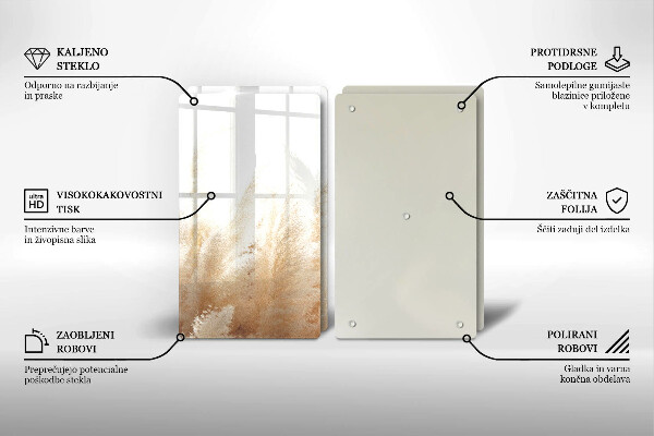 Osłona ściany przy kuchence gazowej Trawa pampasowa