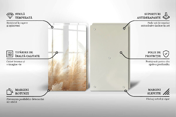 Osłona ściany przy kuchence gazowej Trawa pampasowa