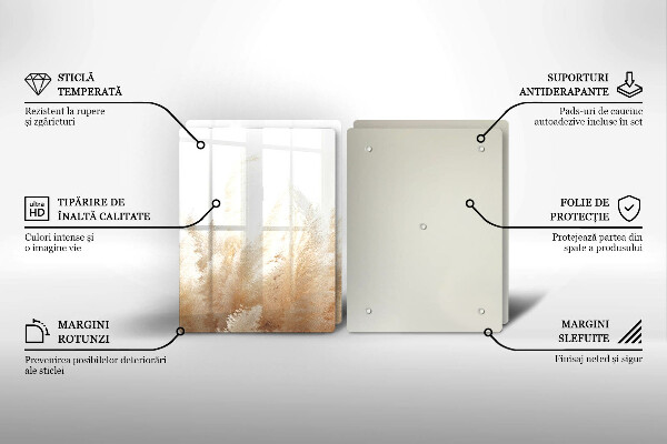 Osłona ściany przy kuchence gazowej Trawa pampasowa