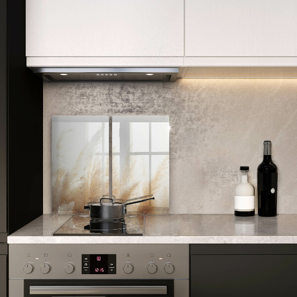 Osłona ściany przy kuchence gazowej Trawa pampasowa