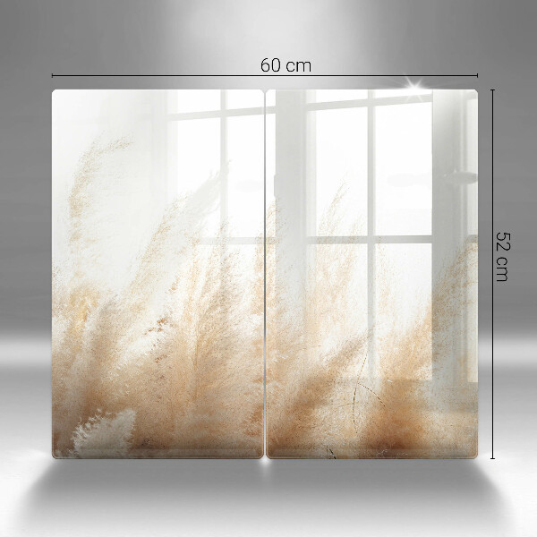 Osłona ściany przy kuchence gazowej Trawa pampasowa