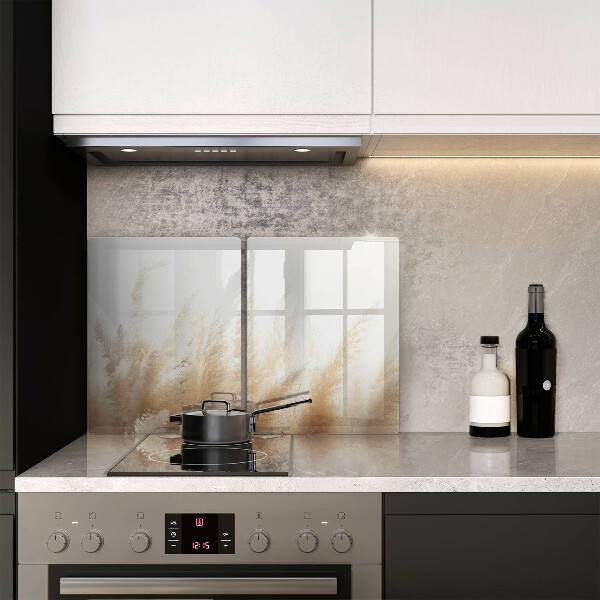 Osłona ściany przy kuchence gazowej Trawa pampasowa