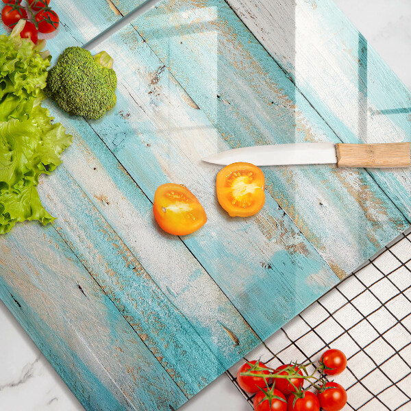 Osłona ściany przy kuchence gazowej Vintage deski drewno