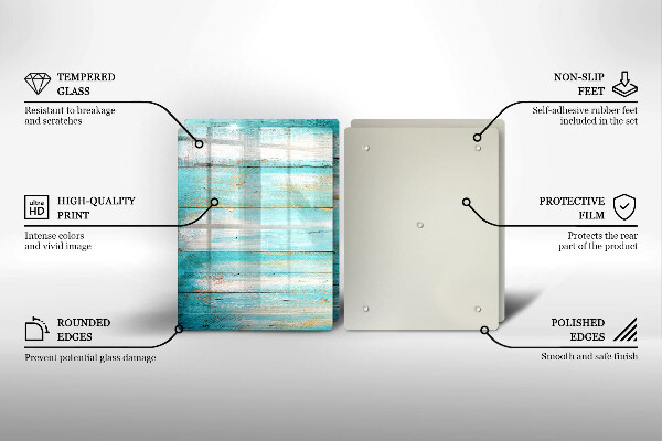 Osłona ściany przy kuchence gazowej Vintage deski drewno