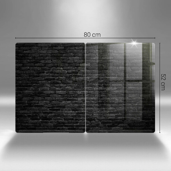 Osłona ściany przy kuchence gazowej Mur ściana cegły