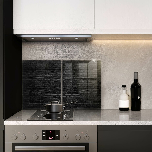 Osłona ściany przy kuchence gazowej Mur ściana cegły