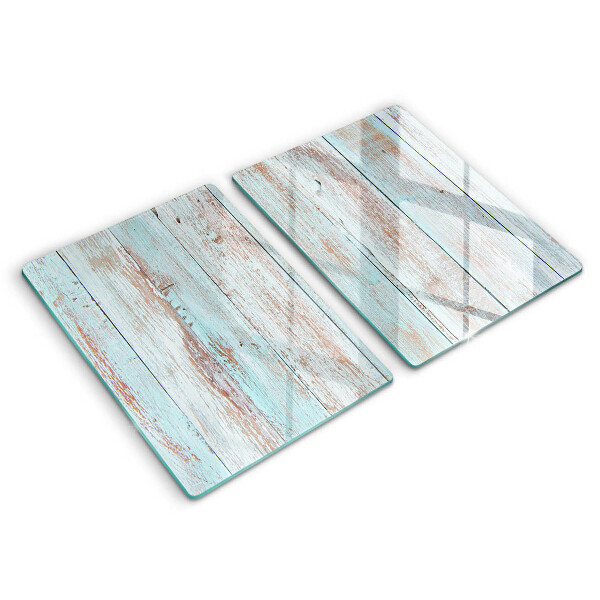 Osłona ściany przy kuchence gazowej Stare deski vintage